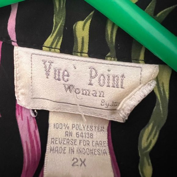 Beautiful Vtg Plus sz blouse - Picture 5 of 5